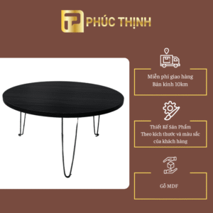 Bàn tròn gắp gọn - Nội Thất Phúc Thịnh