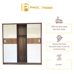 TỦ QUẦN ÁO GỖ CÁNH LÙA CAO CẤP