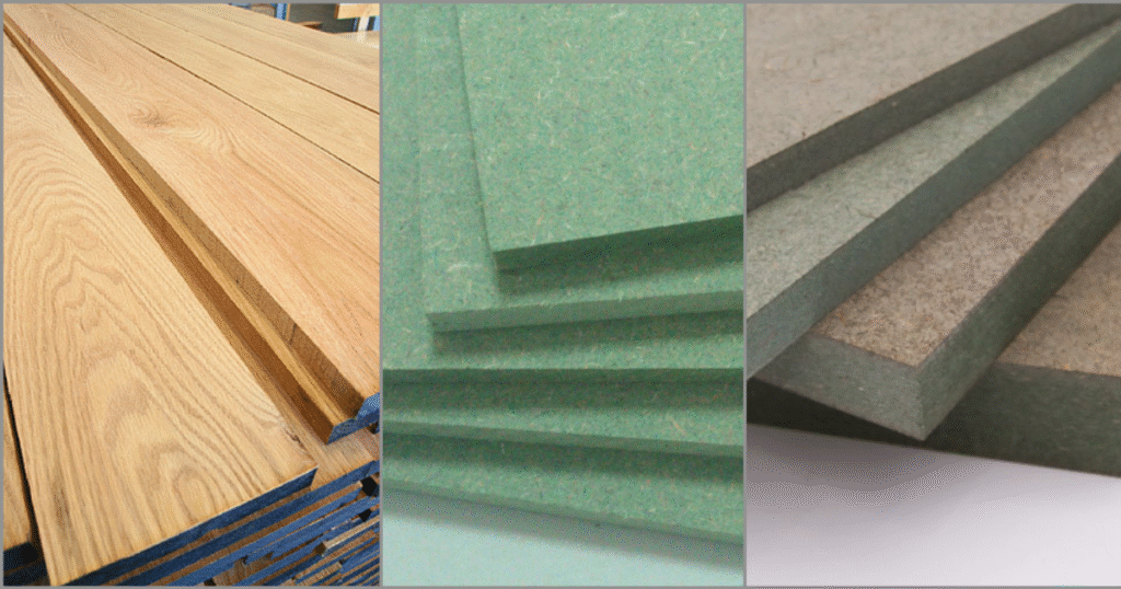 So sánh 3 loại gỗ - MDF, HDF và gỗ tự nhiên