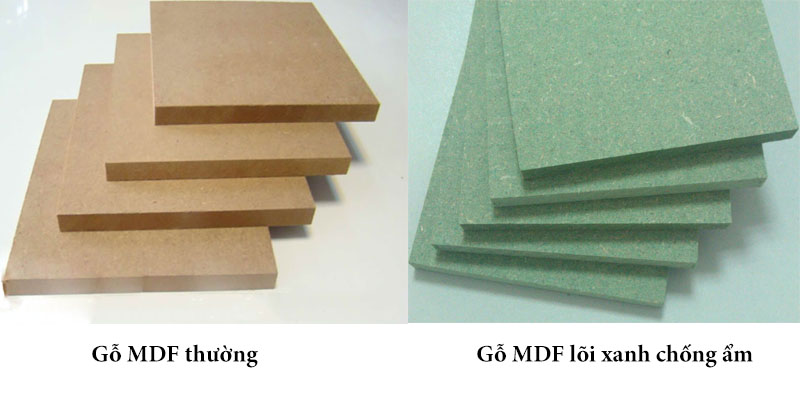 Gỗ MDF lõi xanh