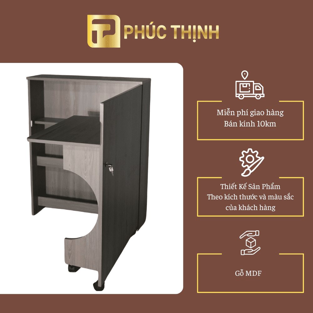 Tủ đa năng màu xám - Nội thất phúc thịnh