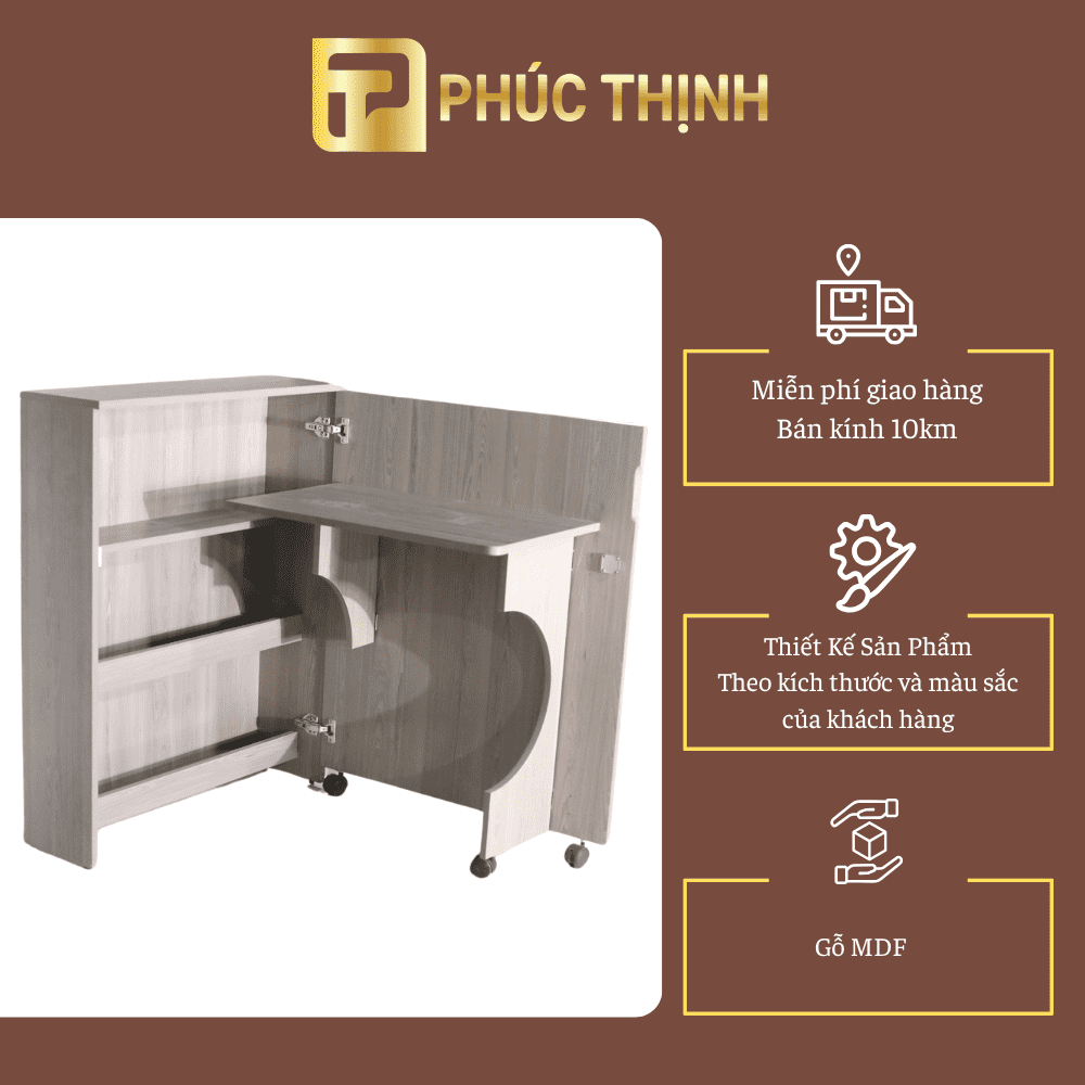 Tủ đa năng màu trắng - Nội thất phúc thịnh